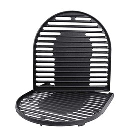 Uniflasy Cast Iron Grill Cooking Grates for Coleman Roadtrip Swaptop Grills LX LXE LXX, 2 Pack