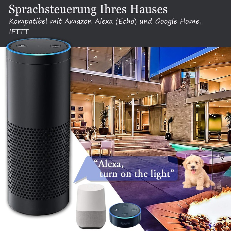 Useelink WiFi Smart Light Switch, Home Switch, Intelligent LED Light