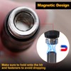 LEONTOOL 6PCS Magnetic Bit Holder 1/4" Hex Shank Magnetic Drill