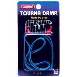 Tourna Rubberband Vibration Dampener - 5 Pack Blue