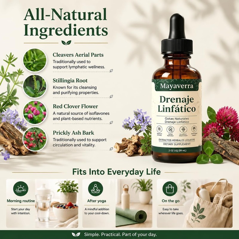 Mayaverra Gotas de Drenaje Linfático 60ml