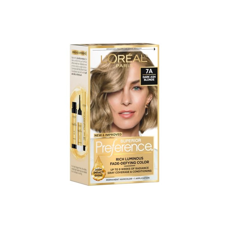 L'Oréal Paris Superior Preference Fade-Defying + Shine Permanent Hair Color,