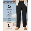Susclude Mens Pants Casual Lightweight Stretch Beach Pants for Men
