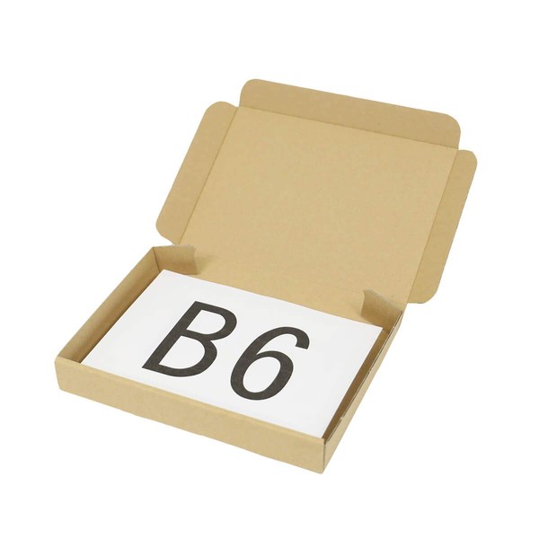 Earth Cardboard ID0403 Yu Packet, Click Post Compatible, B6, Thickness 1.2 inches (3 cm), Box, Set of 600, Unstructured, Small, Cardboard