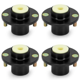 4pcs Suspension Shock Mount Top Hat Replacement For 88-00 Honda Civic Del Sol Integra Black