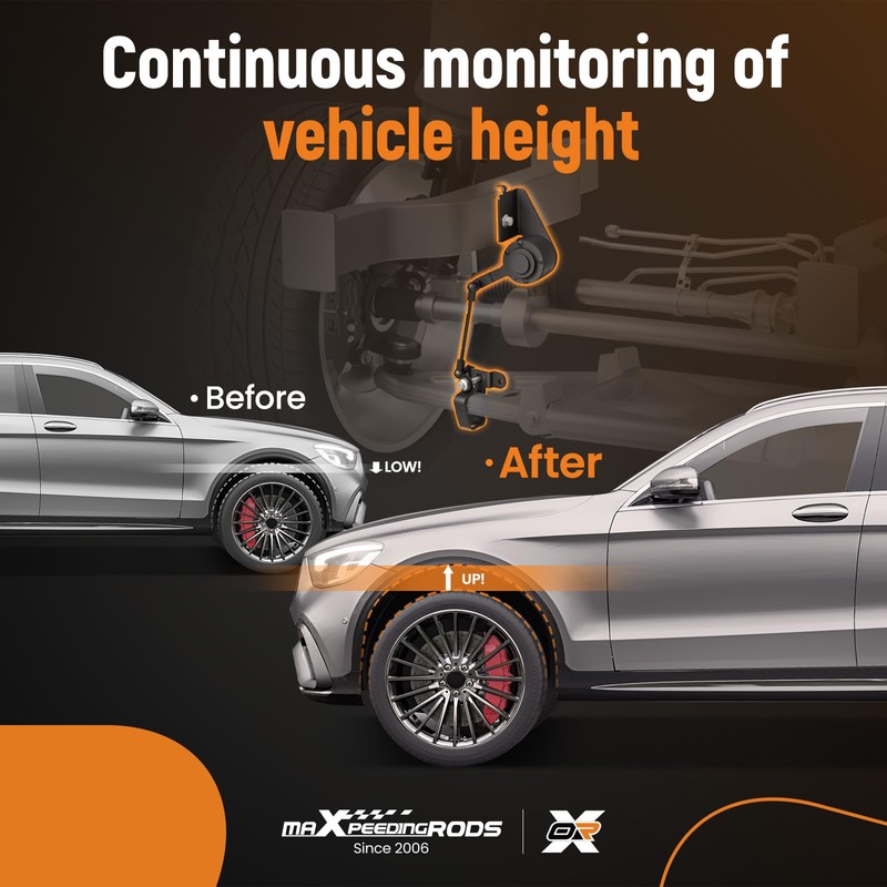 maXpeedingrods Level sensor headlight range adjustment front left suitable for