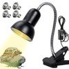 WDKXCN Heat Lamp Turtles, Reptile Terrarium Lamp with 4 UVA