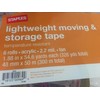 Lightweight moving and storage tan tape 6 rolls 2.2 mil