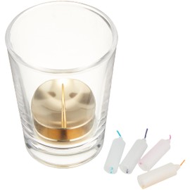 Tokai Seiro's 東海製蝋 Candlestick Safe Patented Candlestick Urban Gold 166-32 Φ5.4×7.3cm