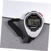 Kisangel 3pcs Men's Stopwatch Watch Digital Timer Sports Chronograph Alarm