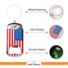 SandT Collection American USA Beer Bottle Opener Keychain - Can