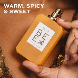 Ellis Brooklyn BEE Eau de Parfum, Honey Vanilla Perfume for Women, Warm & Spicy Scent with Sandalwood, Cocoa, and Dark Rum – Clean, Gourmand Fragrance, Paraben & Phthalate Free, 50ml / 1.7oz