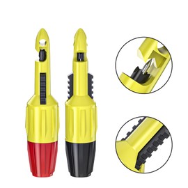 Cleqee 2mm Socket Insulated Wire Piercing Puncture Probe Back Probe Test Hook Clip for Auto Repair Automotive Electrical Diagnostic