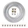 povtii Galvanized Iron Brake Line, 25 Ft. 3/16 Anti-Rust Zinc-Coated