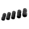 5PCS 10AN Fitting Adapter Black Female Straight Swivel Aluminum Alloy