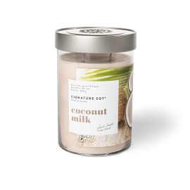 Signature Soy Lidded Coconut Milk Scented Candle, Extra Large Jar
