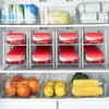 MOOACE 4 Pack Can Dispenser Rack, Stackable Can Storage Organizer