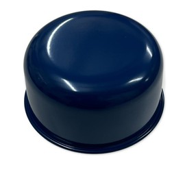 Pirate Mfg Hot Rod Blue Valve Cover Breather Caps with Grommets, Pair, for Small or Big Block