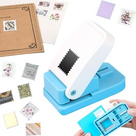 Perforadora de sello, perforadora de sellos, perforadoras de sellos rectangulares de 2.5x2 cm, perforadoras de papel con forma de sello, perforadoras 