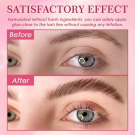 Lash Lift Glue Balm Eyelash & Eyebrow Perm Glue 0.71Oz/20G Eyelash Lift Adhesive Strong Sticky Lash Glue Balm for Lifting and Nourishing Brow Lamination Fruity Scent