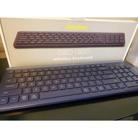 Heyday Bluetooth Keyboard with Wireless Receiver & Bluetooth 5.1 BRAND NEW