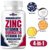 (2 Pack) ImmunoBlaster Zinc Quercetin 500mg with Vitamin D and