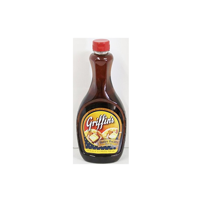 Griffin's Butter Pecan Flavored Syrup 24 Oz. (Pack of 2)