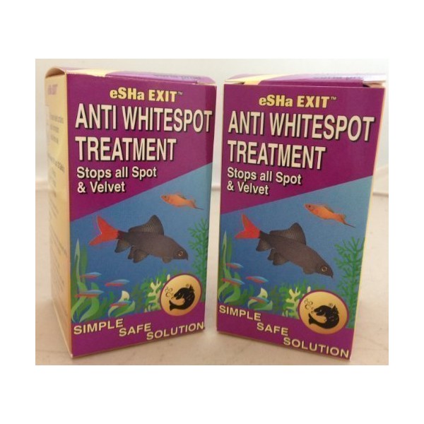 Fish Whitespot & Velvet Aquarium Treatment, Exit **Pack Of Two**