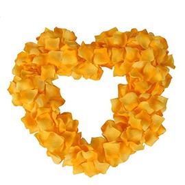 Colorful Rose Pétalos, 5000pcs colorfulife® Seda Artificial Rose Petal Flower Bridal ducha favorece para suelos de mesa de boda suministros decoración mesa confeti, 37 Colores, 12# Orange, 5000