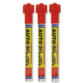 U.S. Chemical & Plastics AUTOWRITER Auto Writer PENS RED (USC-37008) - 3 Pens