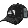 Rapiddominance Relaxed Graphic Cap,White US Flag, Black