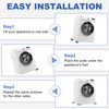 sourcing map 8pcs Anti Vibration Pads for Washing Machine, 2''
