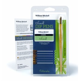 William Mitchell Calligraphy Scroll Ink Dip Pen Set