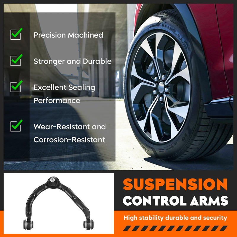 Front Suspension Upper Control Arms with Ball Joint Kit 2WD