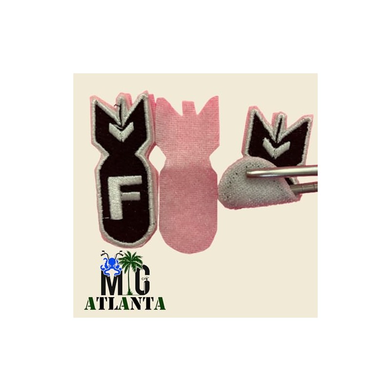 MIG Atlanta F Bomb Morale Parches - Juego de 2