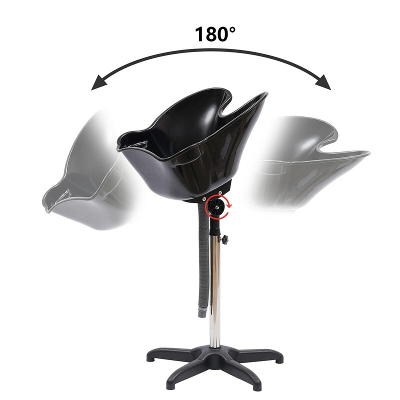 BJTDLLX Washing Unit Height Adjustable Portable Salon Deep Shampoo Basin