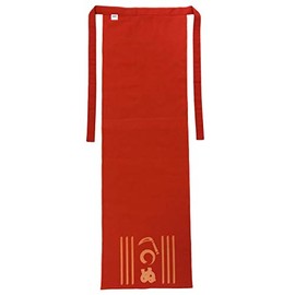Edo-Ten Ecchu Loincloth (Loincloth), Made in Japan, 100% Cotton, Discharge Pattern, Stylish, Japanese Pattern, Men's, One Size Fits Most, Kakawanu, Red