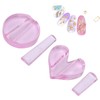 Nail Art Embossed Shape Metal Frame Bends Also 2 Pieces