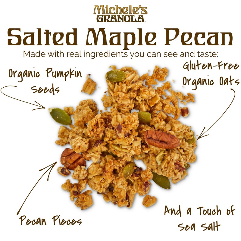 Michele's Granola - Salted Maple Pecan - Handmade Non-GMO Whole