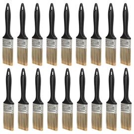 SENJEOK 18PCS 2 Inch Flat Paint Brushes, Chip Paint Brushes with Plastic Handle for Art, Crafts