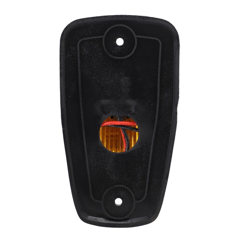 5Pcs Cab Marker Light Weatherproof Amber Teardrop Cab Top Running