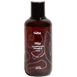Dafne – Entspannendes Vanille-Körper- und Massageöl für Paare, 99% natürlich mit feuchtigkeitsspendendem Vitamin E, Süßmandel und Jojoba, auch gegen Dehnungsstreifen, hergestellt in Italien, 200 ml