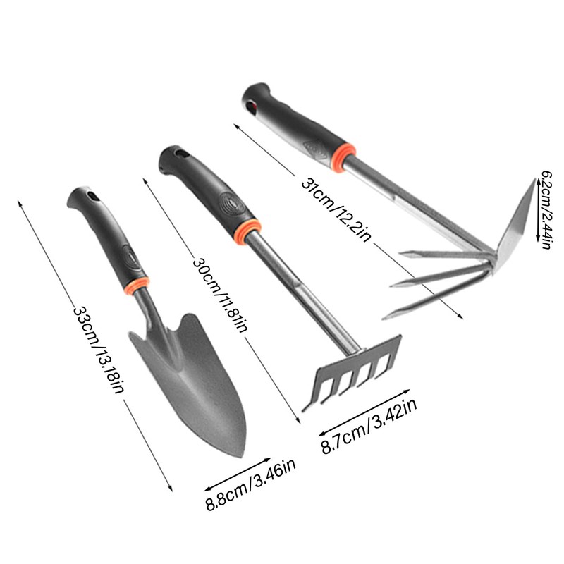 Garden Tool Set, 3-Piece Rustproof Garden Set Tool Set, Garden