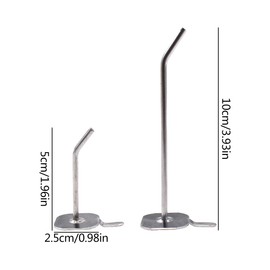 DBAILY Single Pegboard Hooks, 40pcs Metal Perforated Board Hooks Pegboard Accessories Set Pegboard Wall Slat Clips for Retail Display Store Supermarket Garage Workshop (10cm,5cm) (Fruit Hook)