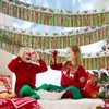 Christmas Decorations 4 Pack Total 40 Feet Tinsel Foil Fringe