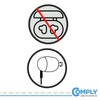 Comply 3 Pairs TRZ-SC Ear Plugs for Most In-Ear Headphones