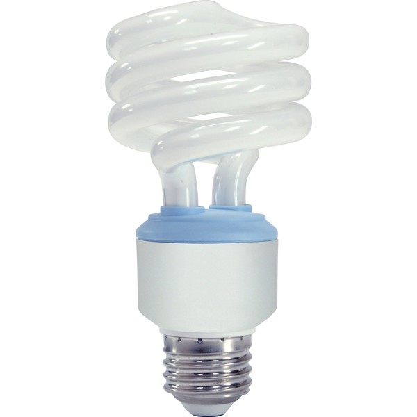GE Lighting 80888 Energy Smart Spiral CFL 20-Watt (75-watt replacement) 1200-Lumen T3 Spiral Light Bulb with Medium Base, 1-Pack