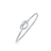 Modern Dainty Delicate Stackable Thin Band Love Knot 925 Sterling