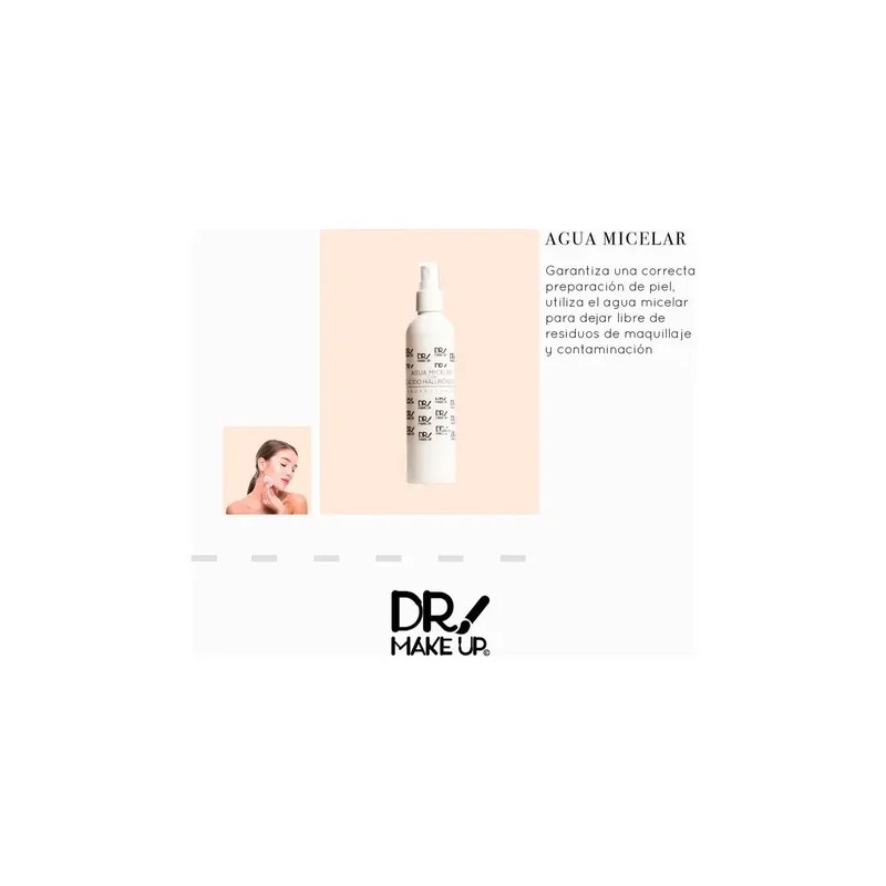 Agua Micelar Con Acido Hialuronico - Dr Make Up