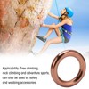 Climbing Rappel Ring Aluminum Alloy Round Mountain Climbing O Ring